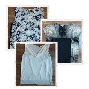 Bundle: White & Black Blouses